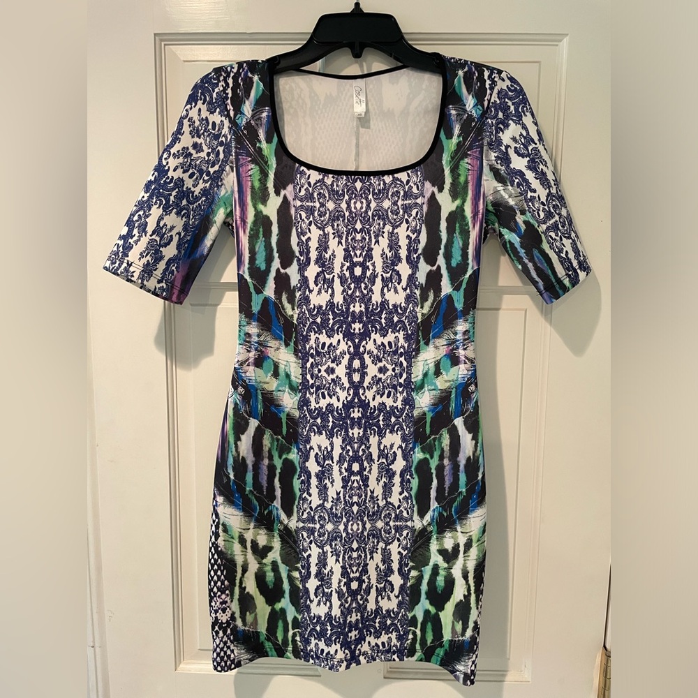 Multicolor Bodycon Minidress